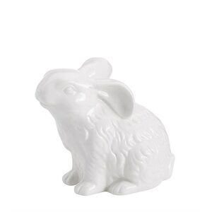 Pottery Barn Ceramic Garden Bunny -Small White NIB